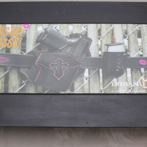 Kiss My Brass Gun Cleaning Mat Design