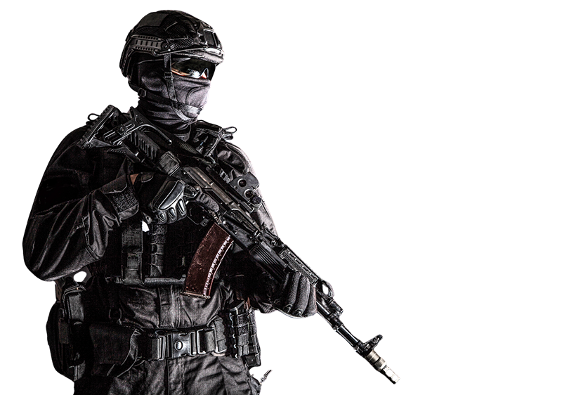 Urban Valour Tactical Specialist with full kit and firearm